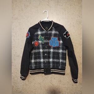 Woman's STS Ranch wear Varsity jacket size medium